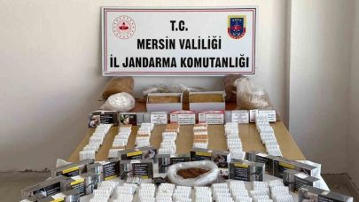 Mersin’de kaçak makaron operasyonu: 3 gözaltı