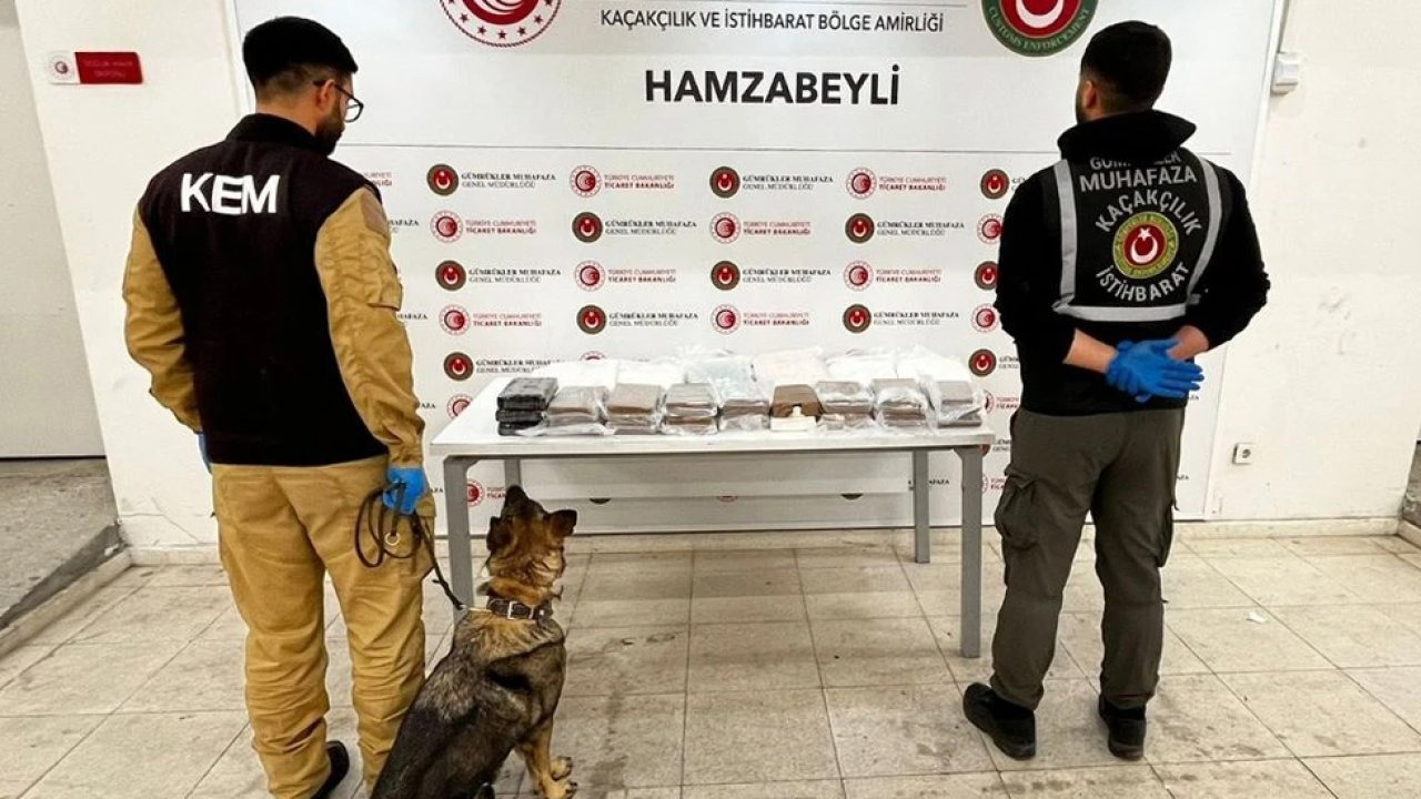 Esrar ve metamfetamine 'gümrük' darbesi