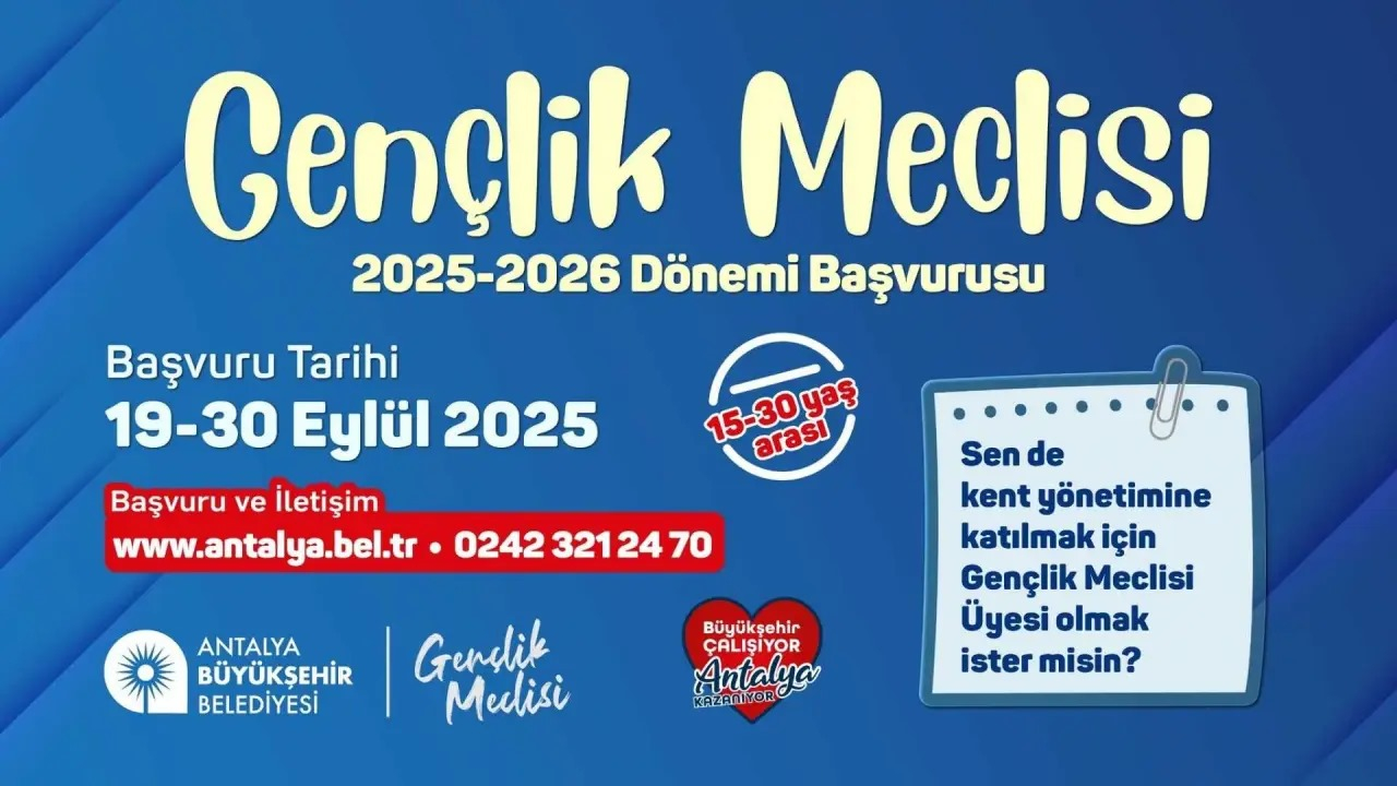 Antalya’da Genç Meclis yeni adaylarını bekliyor