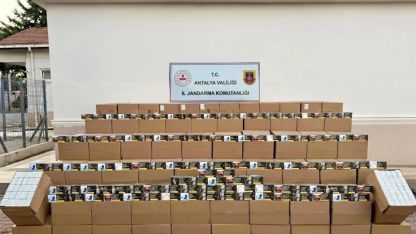 Antalya’da 5 milyon makaron ele geçirildi