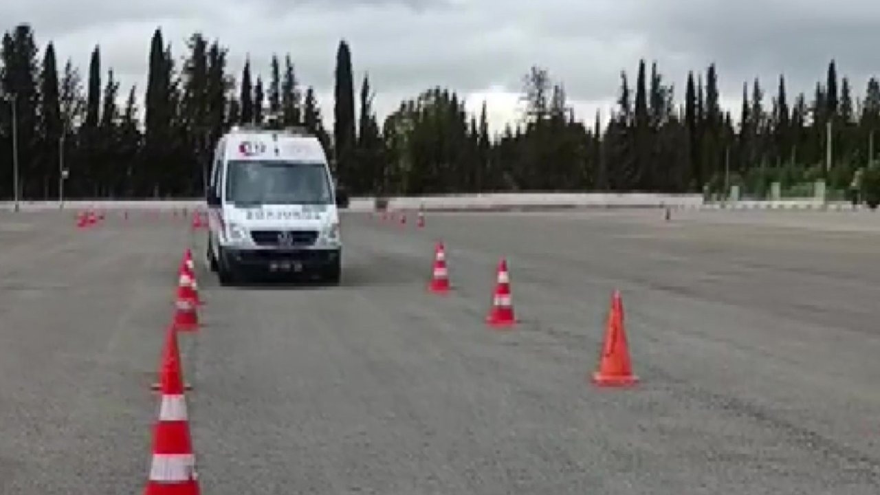 Ambulans sürücülerine ASGE eğitimi verildi