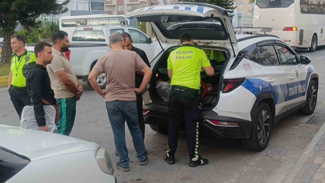 Antaya’da ehliyetsiz sürücüye 38 bin TL ceza