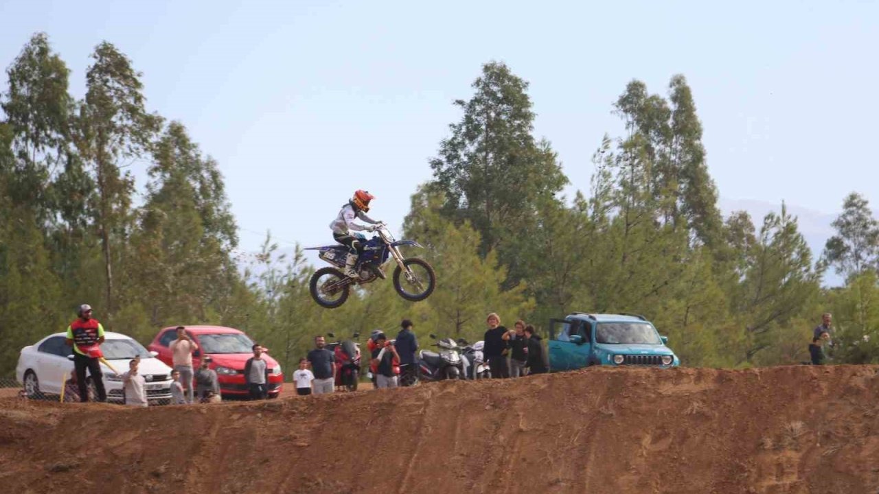 Fethiye’de motokros heyecanı