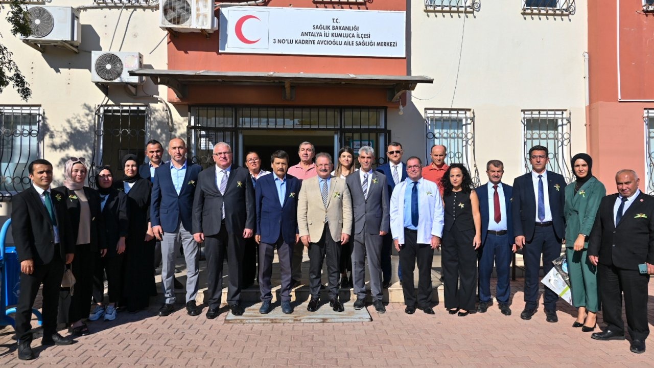 Kumluca'da Dünya Ruh Sağlığı Günü etkinliği