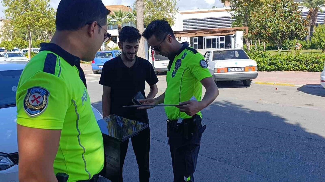 Manavgat’ta yüksek sesle müzik yayını ve plaka ihlaline 18 bin TL ceza