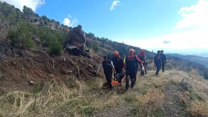 Ava giden vatandaş fenalaşması sonrası yaşamını yitirdi