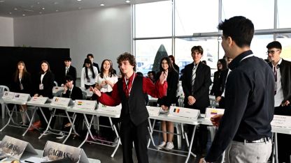 Genç delegeler ASSİM'de basın özgürlüğünü tartıştı