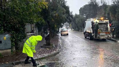 MUSKİ ekipleri yağmur mesaisinde