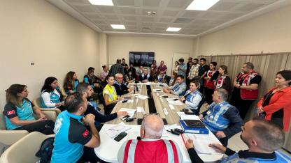 Antalya'da hastane afet planı tatbikatı yapıldı