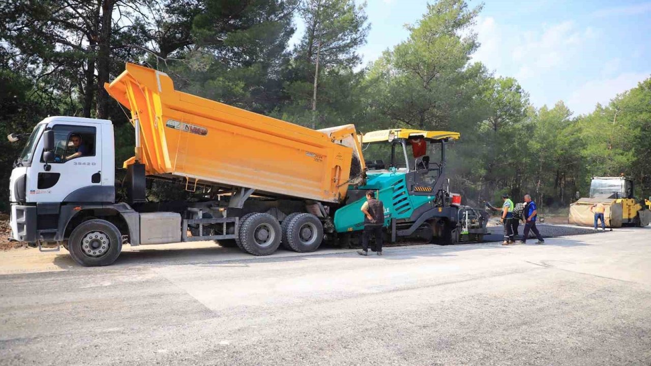 Fethiye Ölüdeniz 2. etap yol çalışması devam ediyor