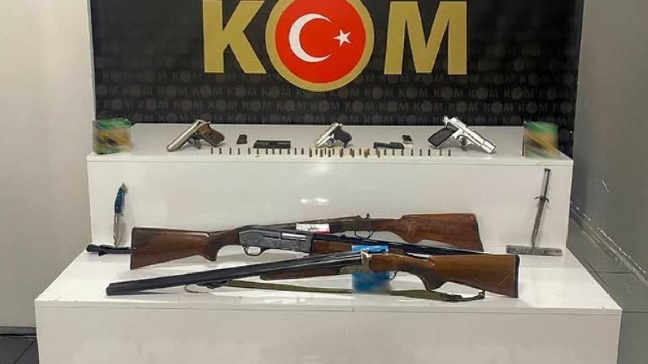 Isparta’da yasa dışı silah ve mühimmat ele geçirdi