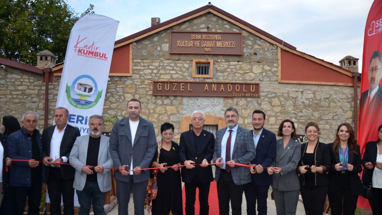 Serik Kültür ve Sanat Merkezi açıldı