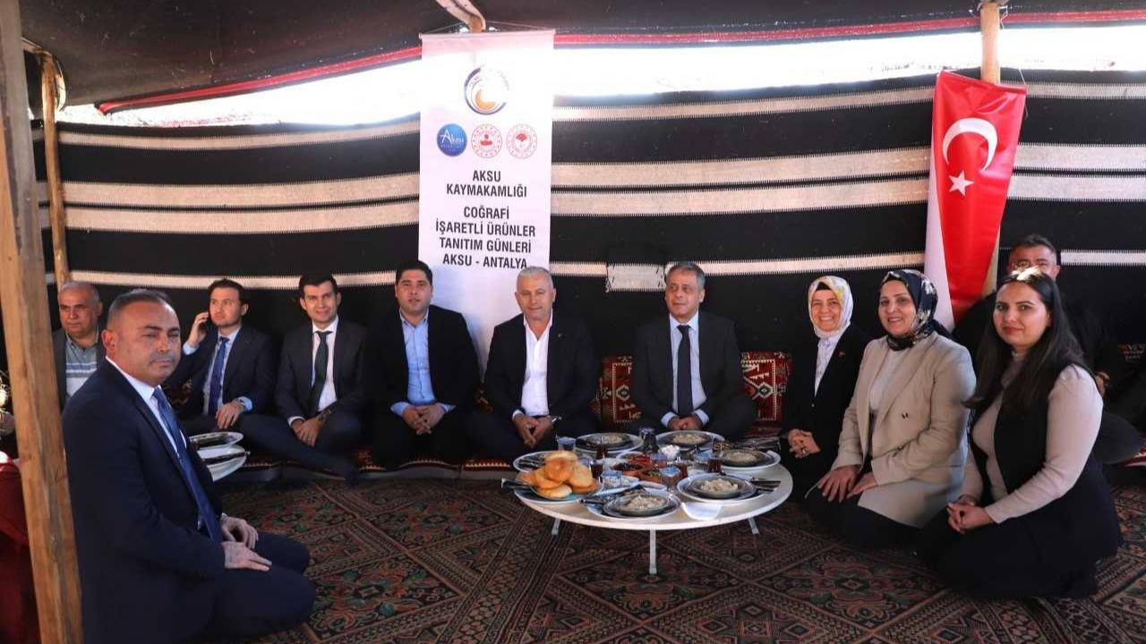 Aksu'da coğrafi işaret başvurusu yapılan ürünler tanıtıldı