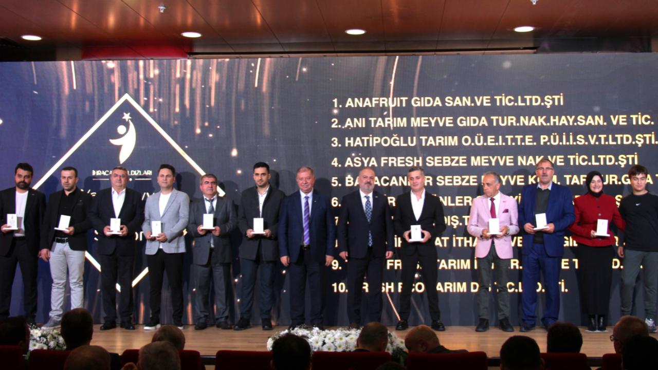 BAİB İhracatın Yıldızları Ödül Töreni’nde firmalar ödüllendirildi