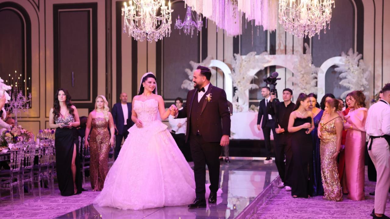 Fatoş &amp; Ali Can Konca çifti görkemli bir törenle evlendi