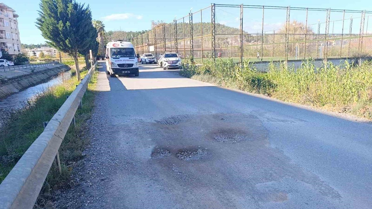 Kaza yapan scooter sürücüsü 2.14 promil alkollü çıktı