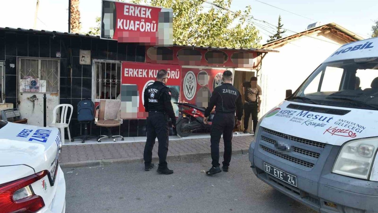 Kepez’de berberler denetlendi