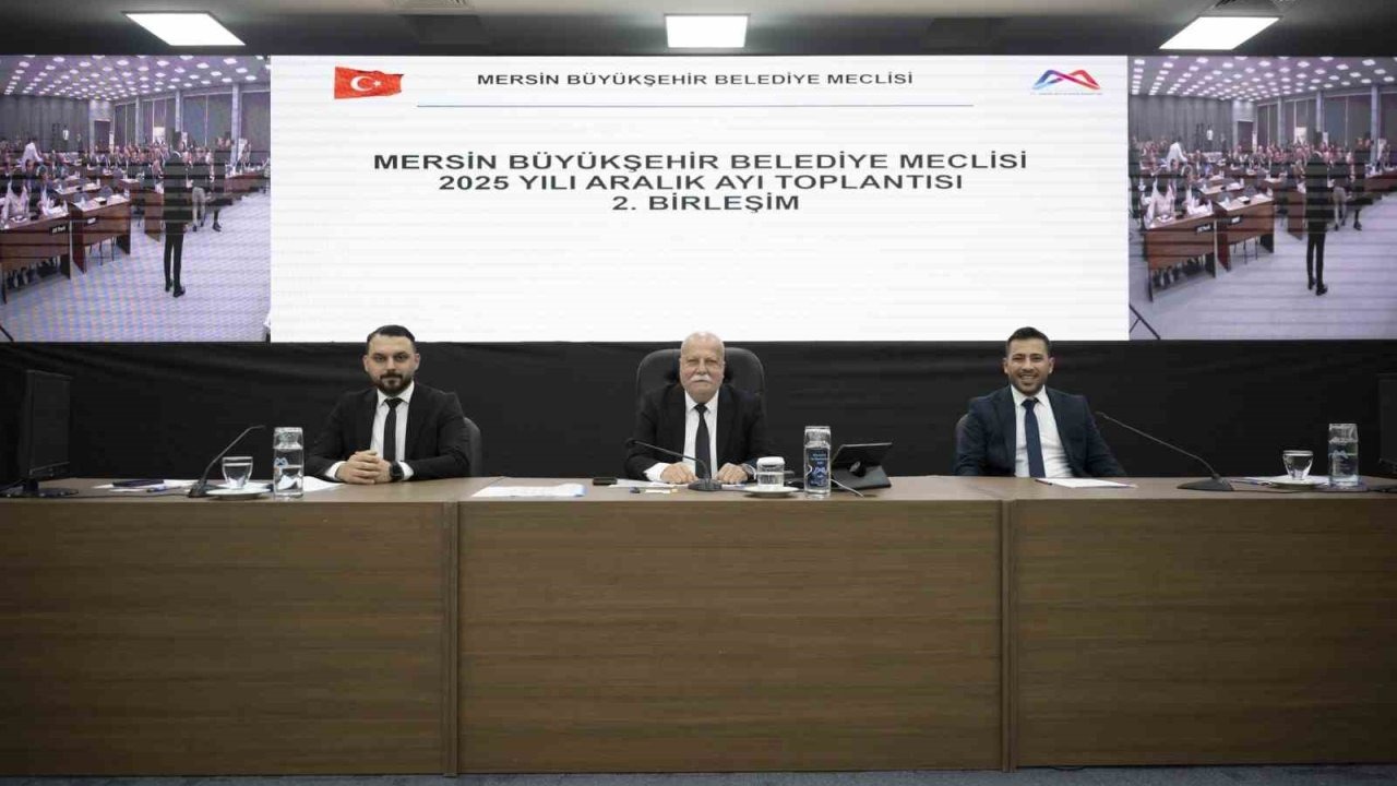 Mersin Büyükşehir Belediye Meclisinde 20 madde görüşüldü