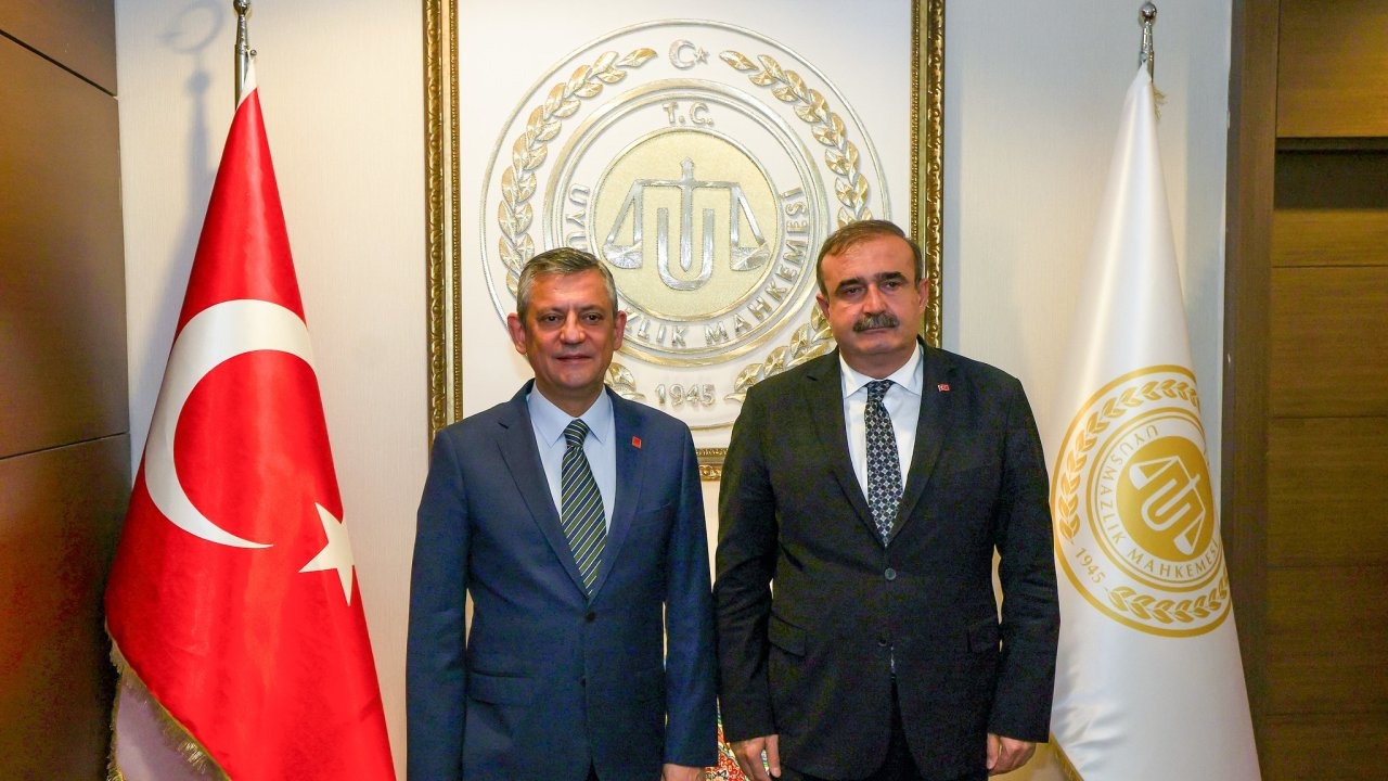 Özgür Özel'den, Uyuşmazlık Mahkemesi Başkanı Güleç'e ziyaret