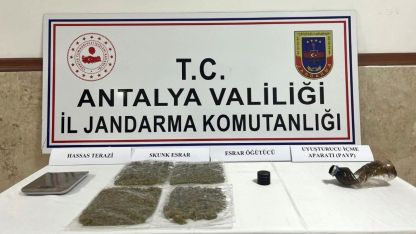 Manavgat'ta uyuşturucu operasyonu