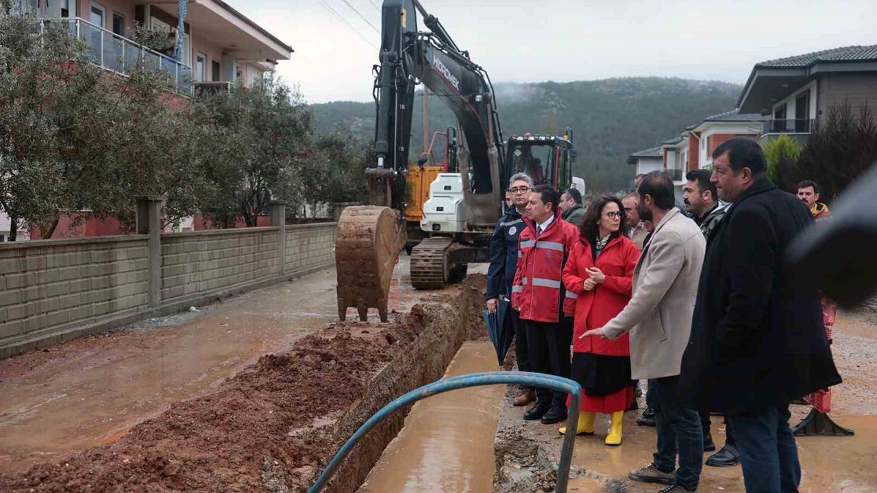 Başkan Aras, 502 milyonluk yol ve altyapı yatırımını yerinde inceledi