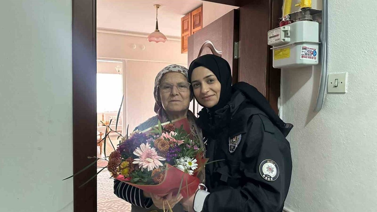 Muğla Emniyeti şehit ailelerini yeni yılda yalnız bırakmadı