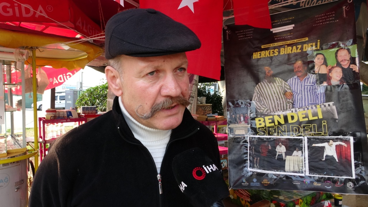 Sahnedeki alkıştan tezgâh başına