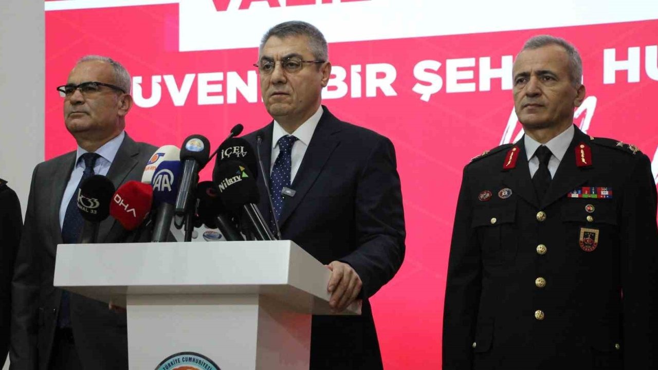 Vali Toros açıkladı: Suç oranları düştü