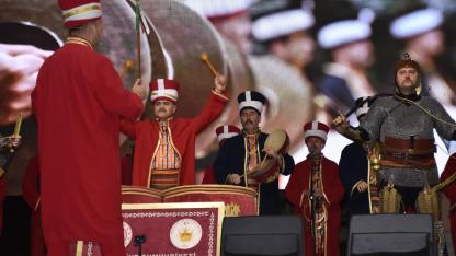 MSB Mehteran Birliği, Antalya'nın fethinin yıl dönümünde konser düzenledi