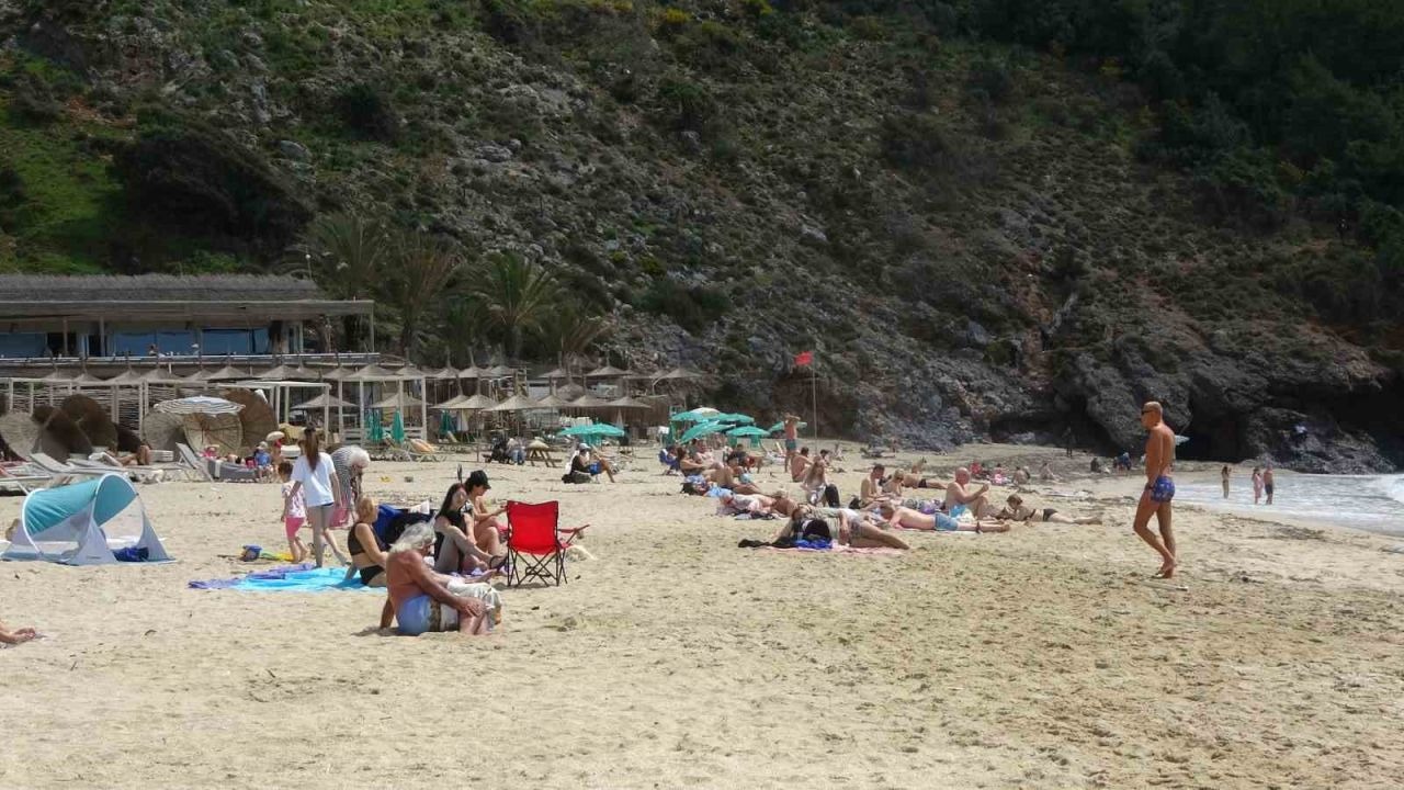 Alanya’da erken yaz görüntüleri