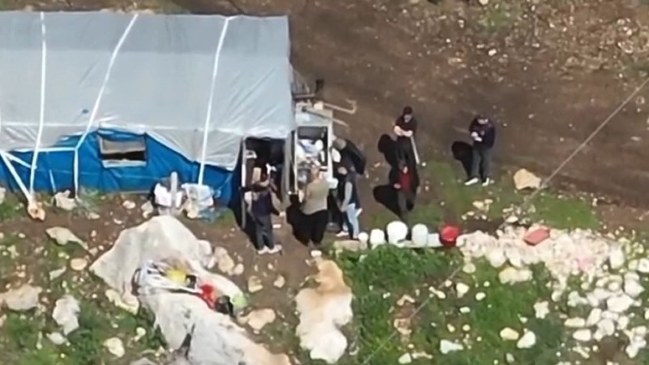 Çadıra dron destekli operasyon: 9 yıl hapis cezasıyla aranan şahıs yakalandı