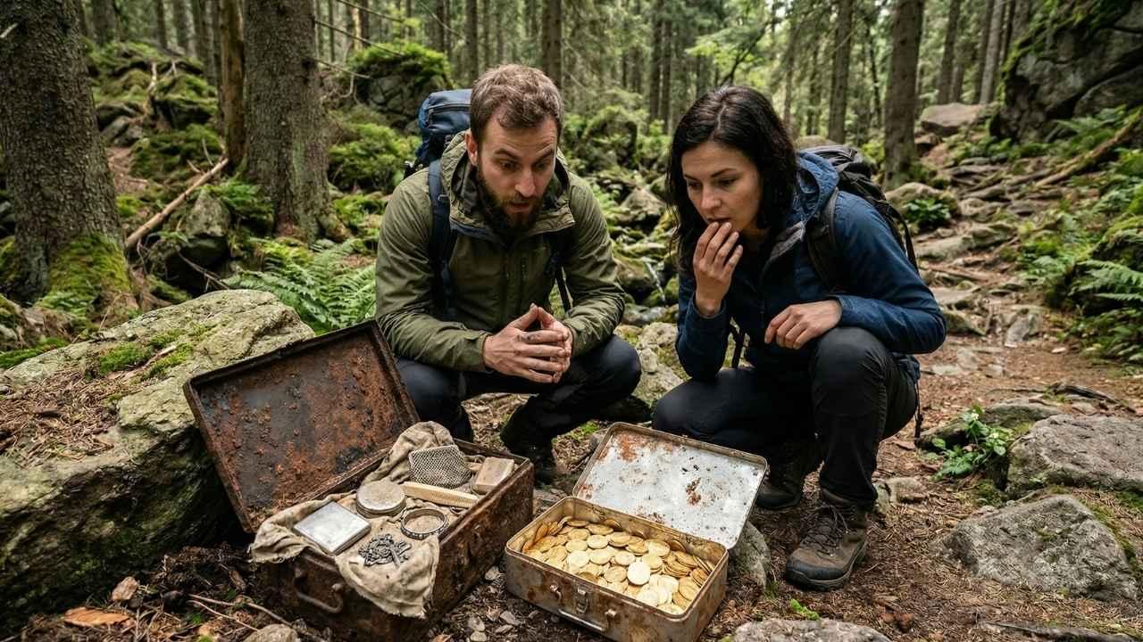 Turistler ormanda yürüyüş yaparken servet buldular! Değeri dudak uçuklattı