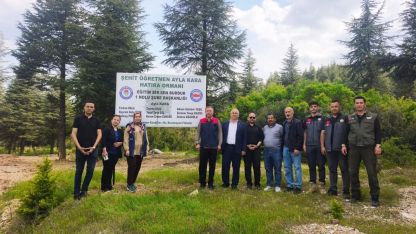Okul saldırısında hayatını kaybedenler için hatıra ormanı