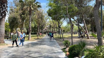 Antalya’da sıcak hava etkili oldu