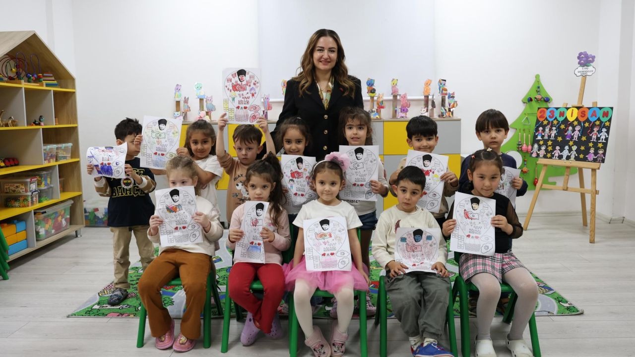 Başkan Vekili Özdemir, çocuklarla kreşte buluştu