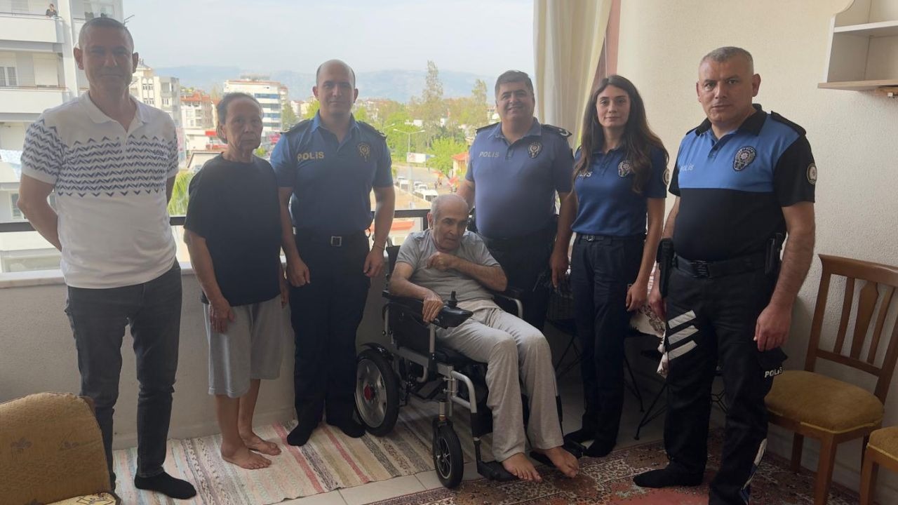 Emekli polise, meslektaşlarından anlamlı destek