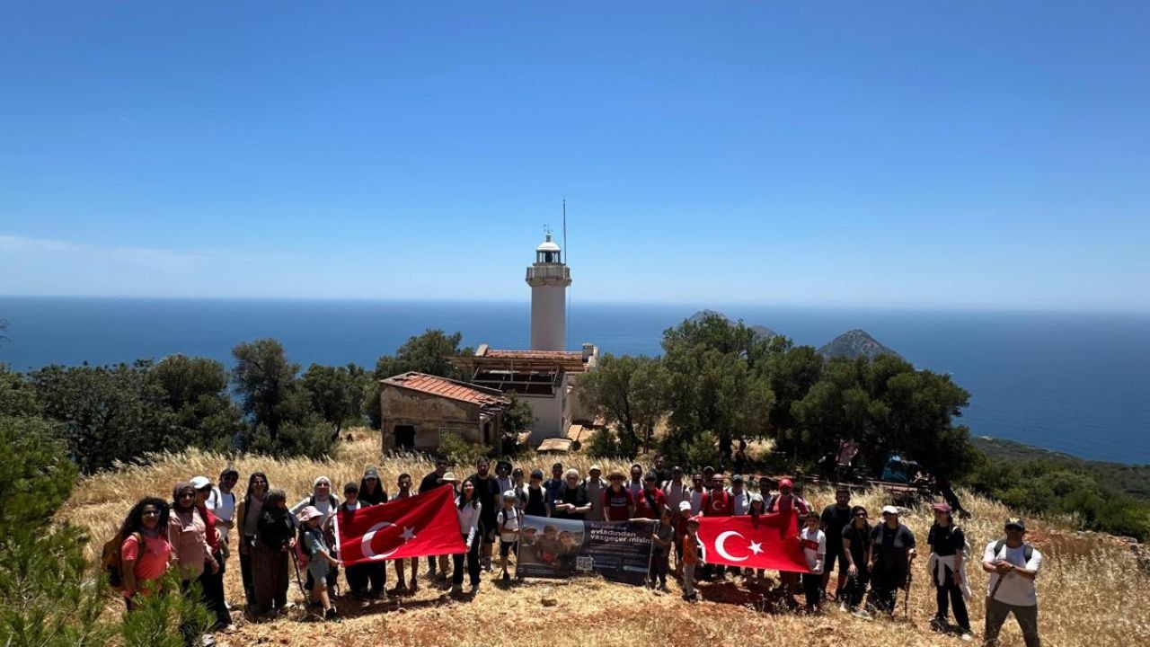 Gelidonya Feneri'nde SMA ve DMD hastası çocuklar için farkındalık yürüyüşü