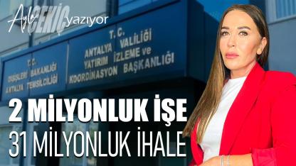 YİKOB ihalesinde dikkat çeken fark! Antalya’da aynı yapı, aynı firma, 31 milyonluk dosya