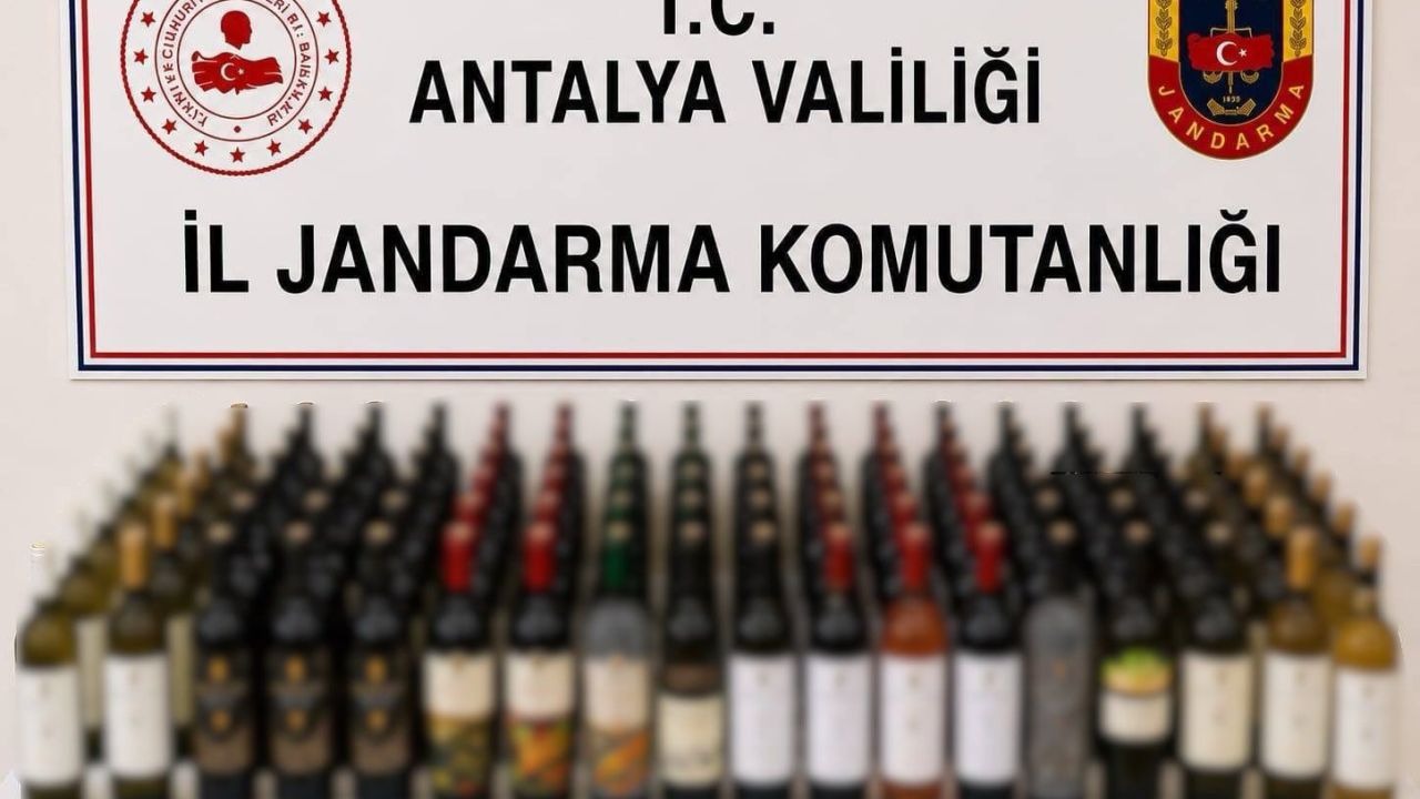108 litre kaçak alkol ele geçirildi