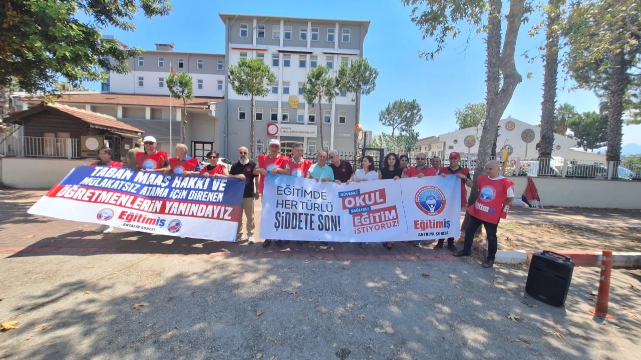 Antalya’da eğitim sendikasından bakanlığa çağrı