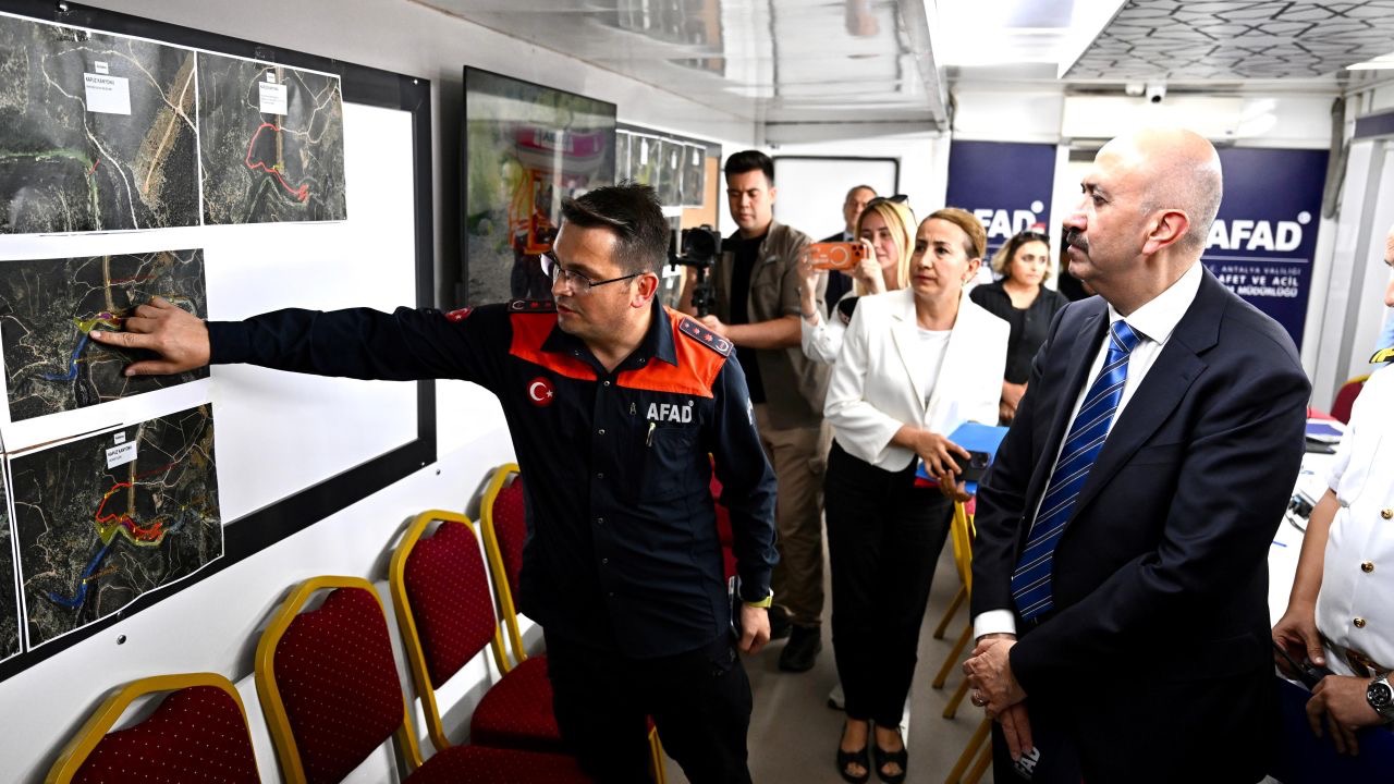 Antalya'da hortum ve fırtına saha tatbikatı