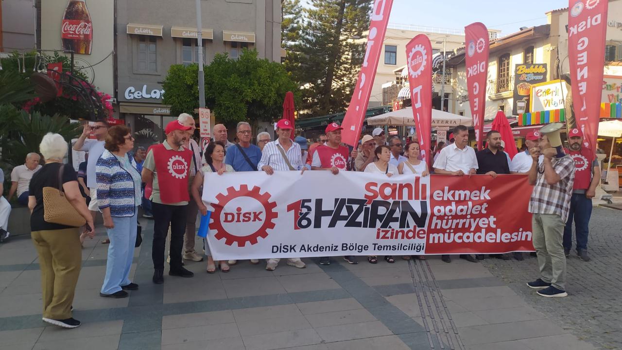 Attalos Meydanı’nda 15-16 Haziran anması