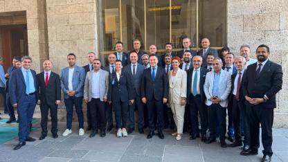 DEVA Partisi Antalya İl Başkanı Arlıer Ankara'da