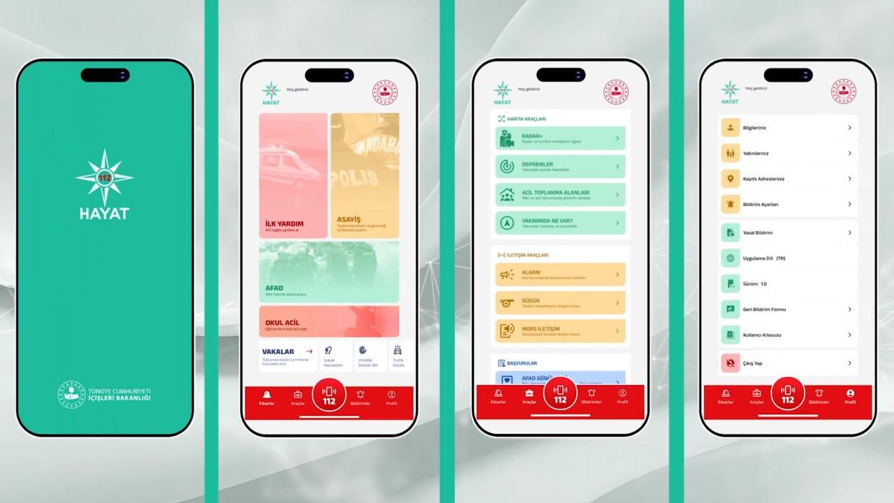 HAYAT 112 Acil Mobil Uygulaması ilk ayında 600 bin fazla indirilmeye ulaştı!