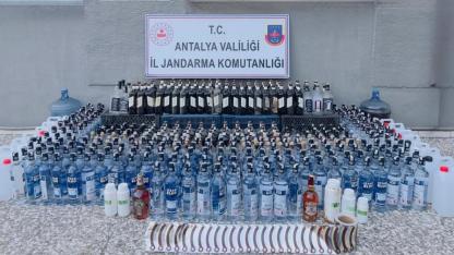 Manavgat'ta kaçak alkol operasyonunda 1 şüpheli tutuklandı!