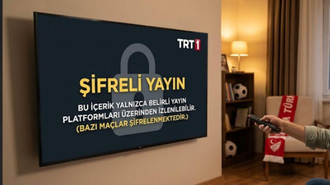 TRT 1 neden şifreli? Maç yayınında şifre sorununa kesin çözüm!