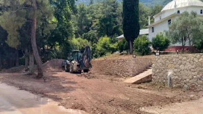 Kemer'de altyapı çalışmaları