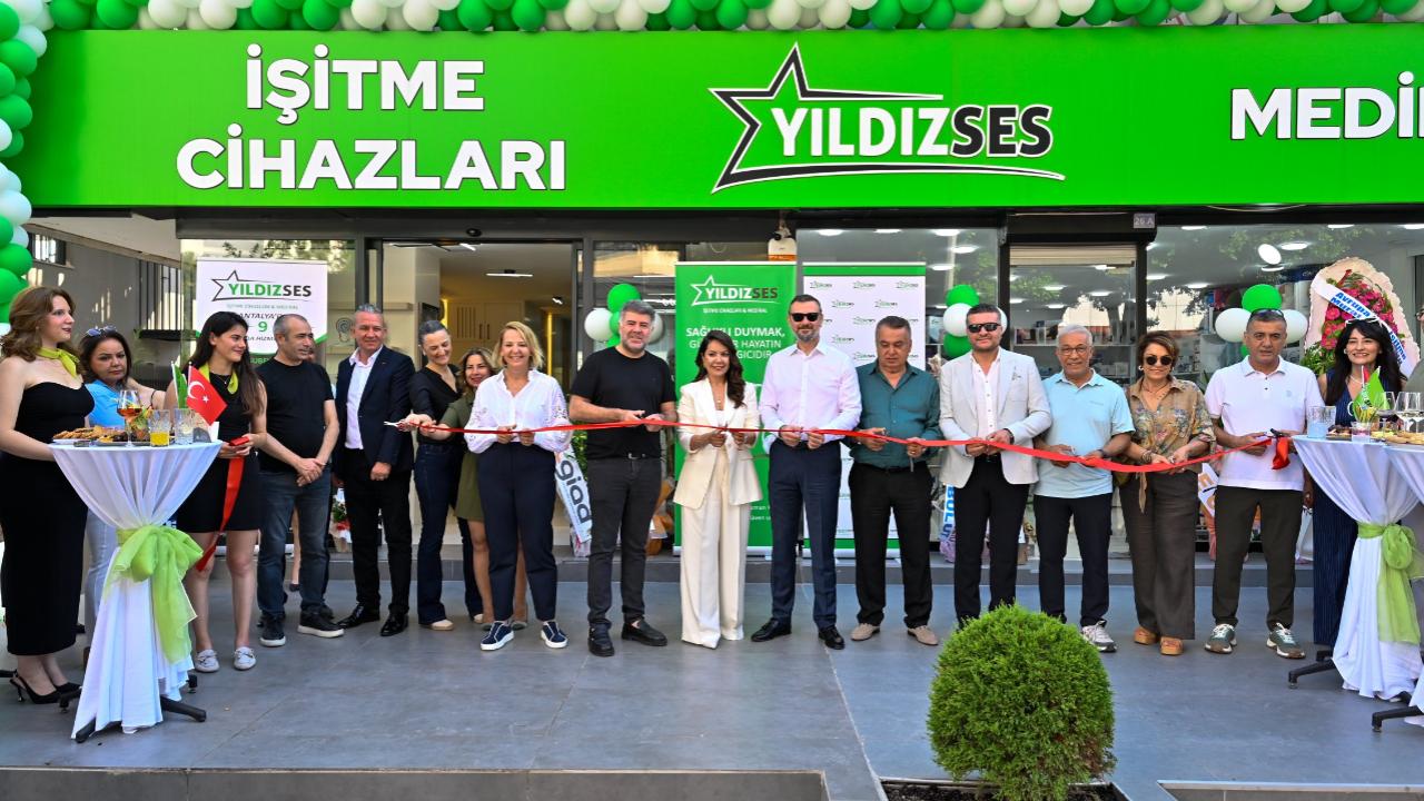 Antalya'da Yıldız Karabıyık'tan yeni yatırım! Yıldızses İşitme Cihazları'nın Lara Şubesi açıldı