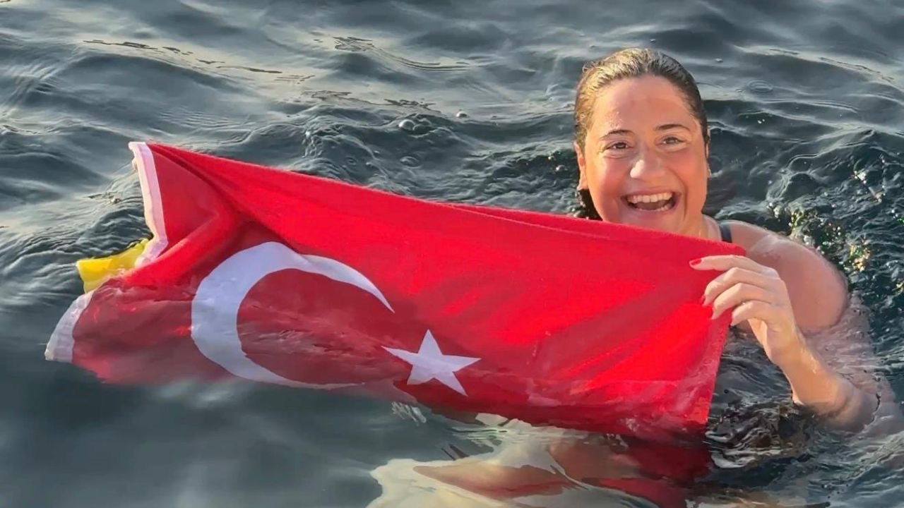 Aysu Türkoğlu, Tsugaru Kanalı'nı geçti