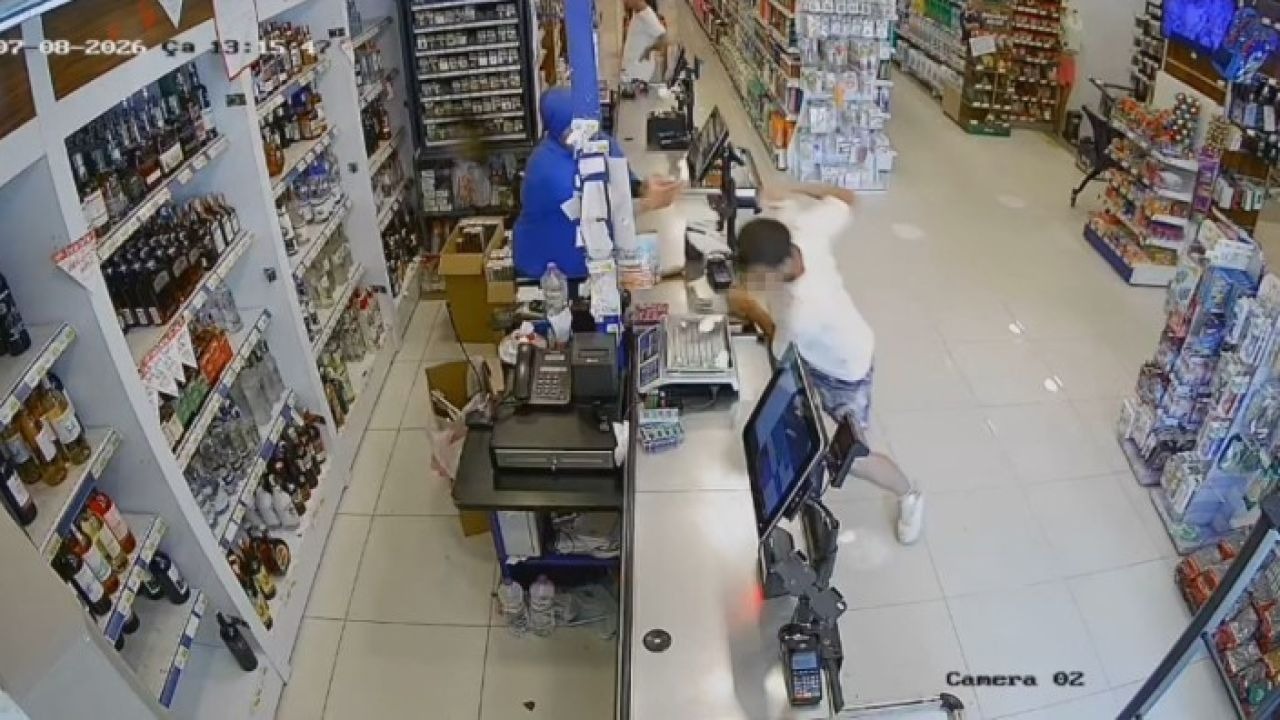 Böyle gaspçı görülmedi